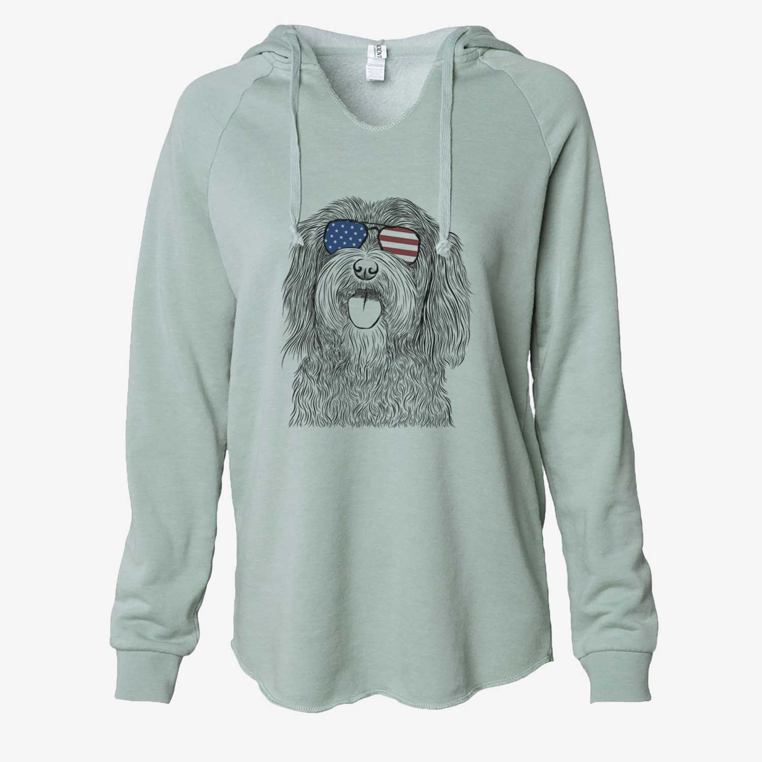 USA Sophie the Havanese - Cali Wave Hooded Sweatshirt