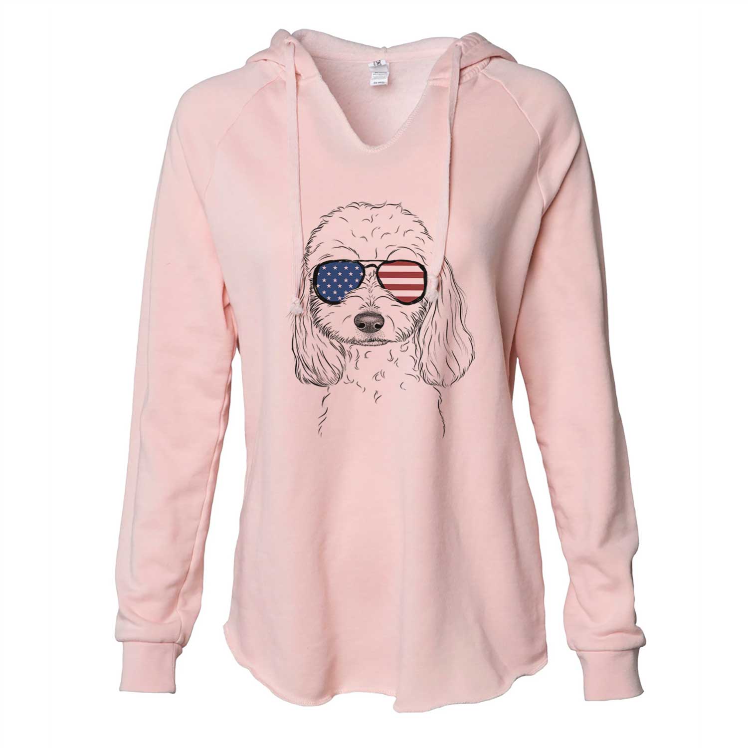 USA Sophie the Coton de Tulear - Cali Wave Hooded Sweatshirt