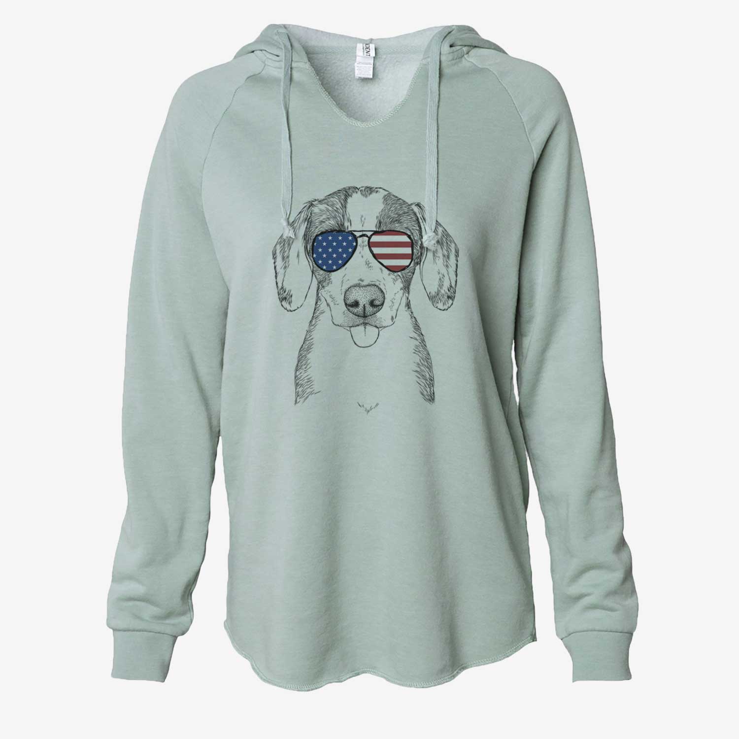 USA SophiePea the Mixed Breed - Cali Wave Hooded Sweatshirt