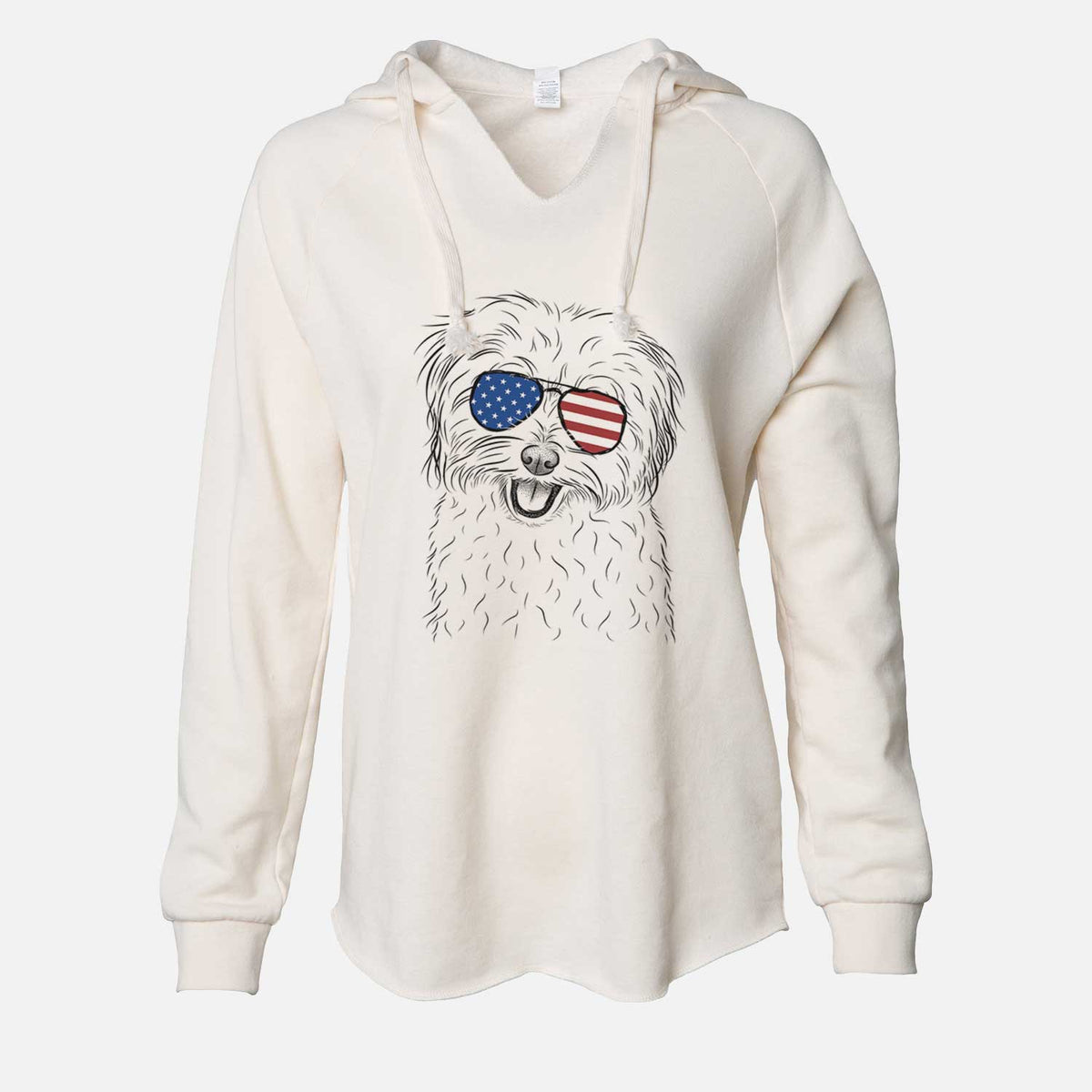 USA Sophie Quinn the Havanese - Cali Wave Hooded Sweatshirt
