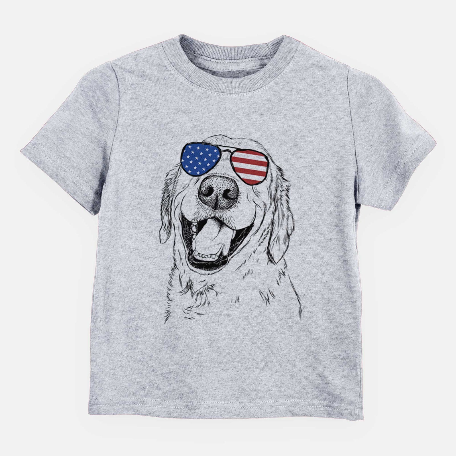 USA Spanky the Golden Retriever - Kids/Youth/Toddler Shirt