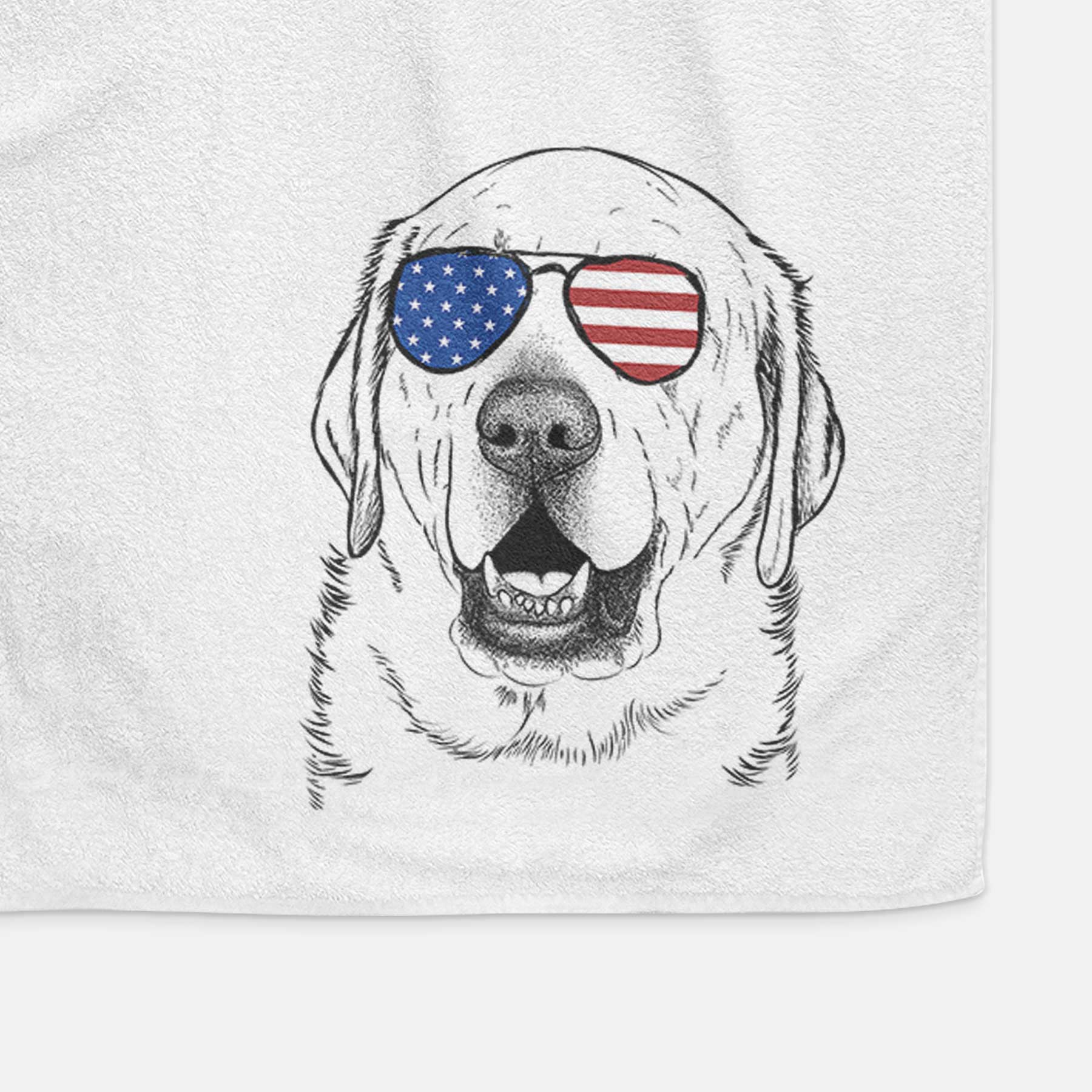 Sparks the Labrador Retriever Decorative Hand Towel