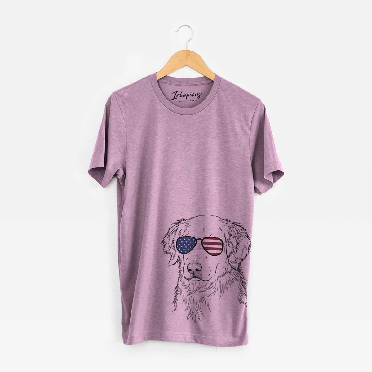 USA Spencer the Golden Retriever - Unisex Crewneck