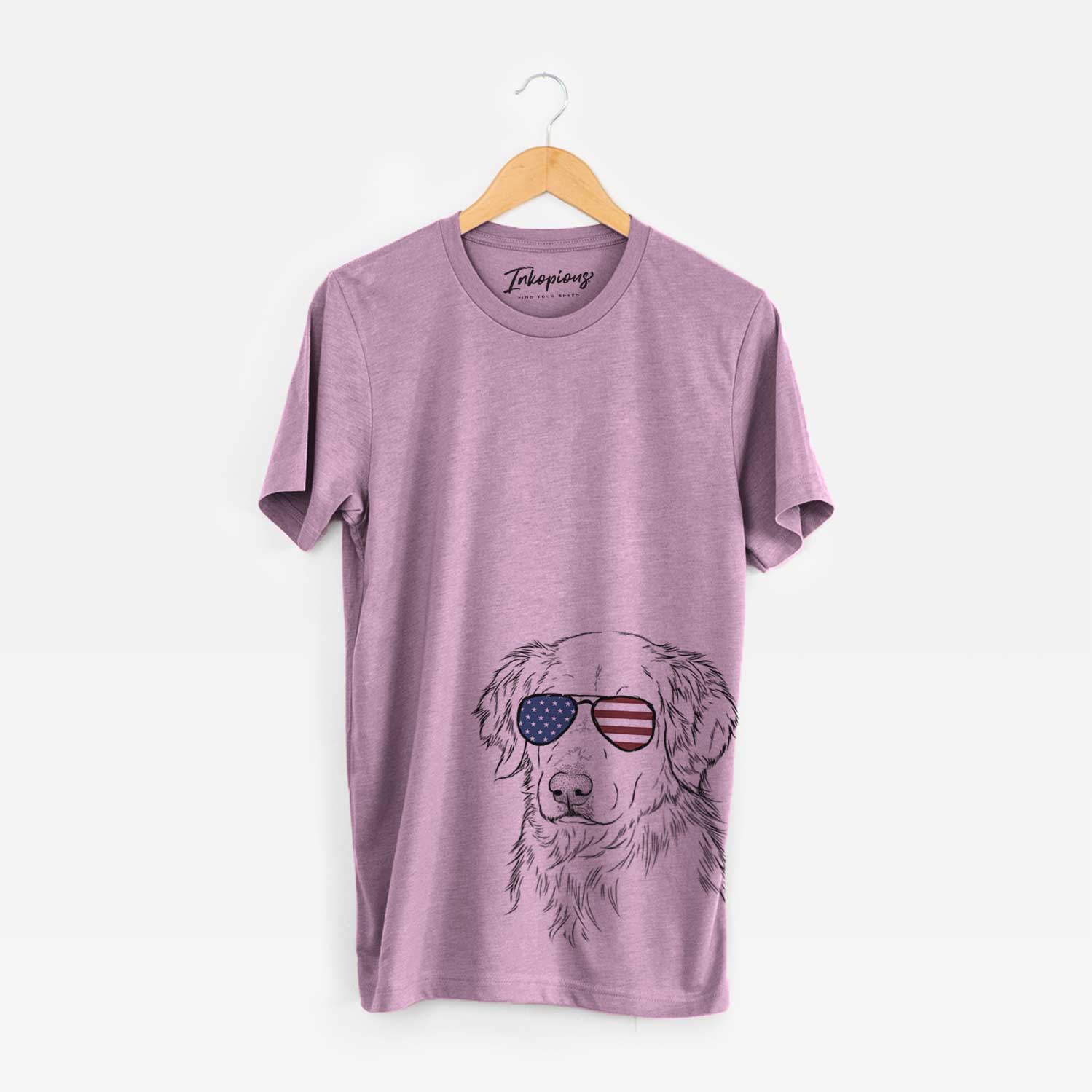 USA Spencer the Golden Retriever - Unisex Crewneck