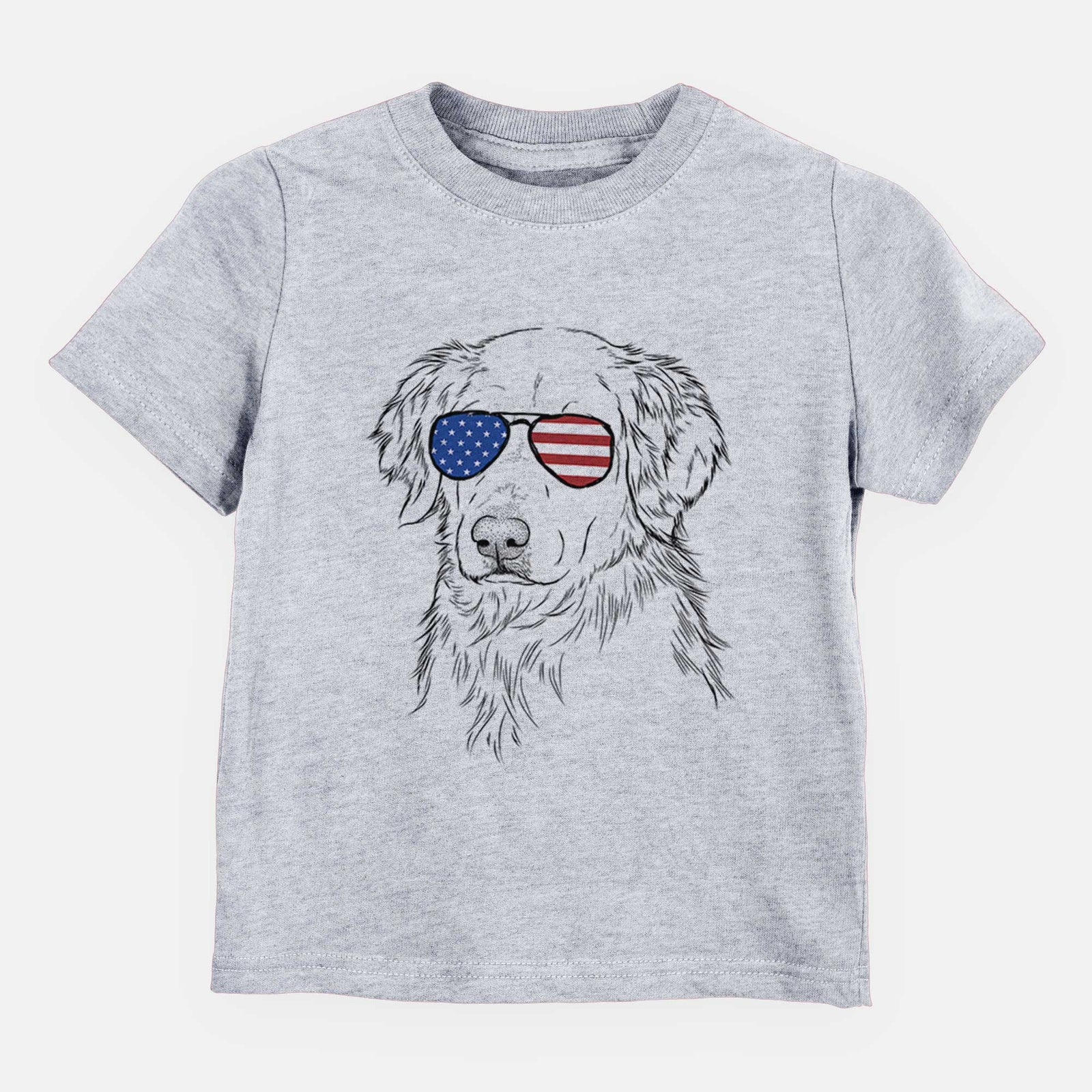 USA Spencer the Golden Retriever - Kids/Youth/Toddler Shirt