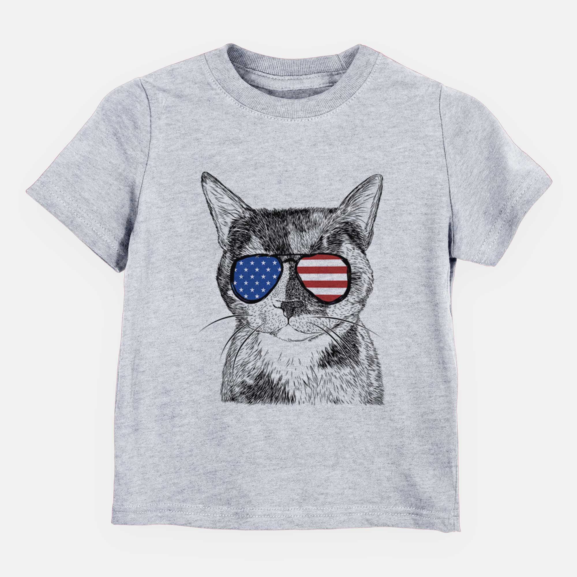 USA Spooky Kitty the Tortoiseshell Cat - Kids/Youth/Toddler Shirt