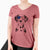 USA Spot the Dalmatian - Women's Perfect V-neck Shirt