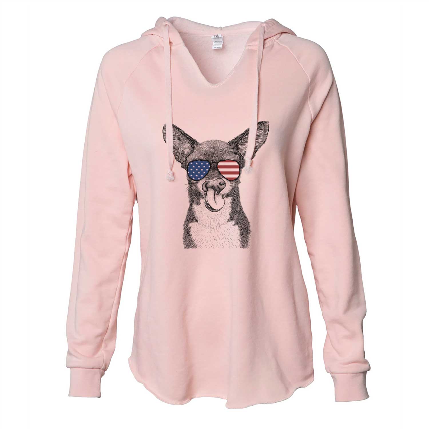 USA Sprout the Chihuahua Mix - Cali Wave Hooded Sweatshirt