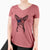 USA Sprout the Chihuahua Mix - Women's Perfect V-neck Shirt