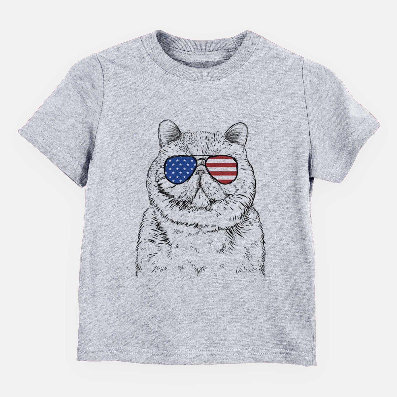 USA Squish the Exotic Shorthair Cat - Kids/Youth/Toddler Shirt