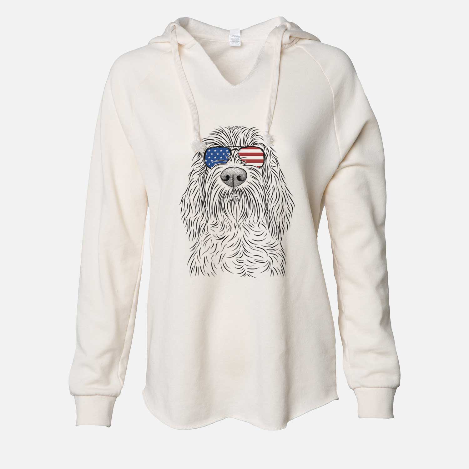 USA Stefano the Spinone Italiano - Cali Wave Hooded Sweatshirt