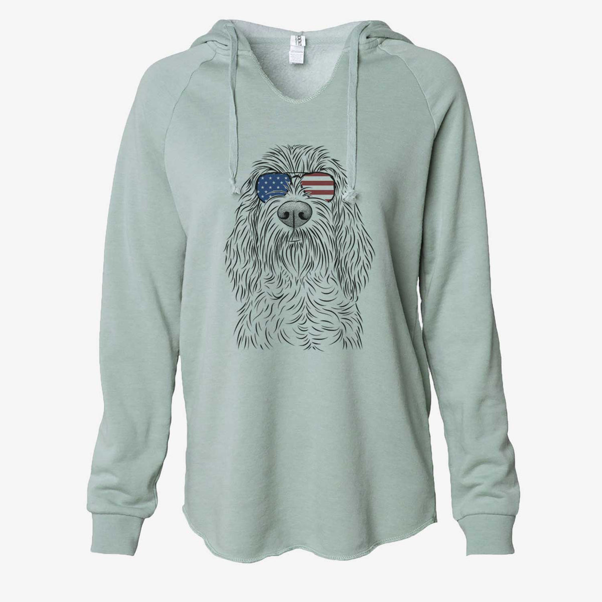 USA Stefano the Spinone Italiano - Cali Wave Hooded Sweatshirt