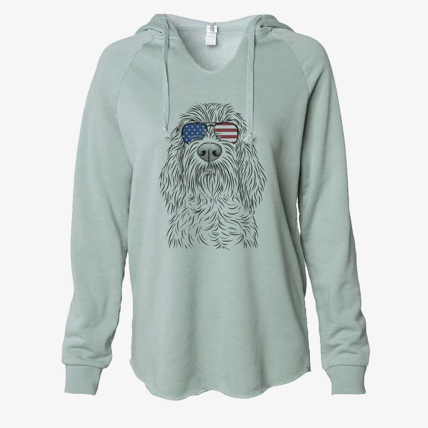 USA Stefano the Spinone Italiano - Cali Wave Hooded Sweatshirt
