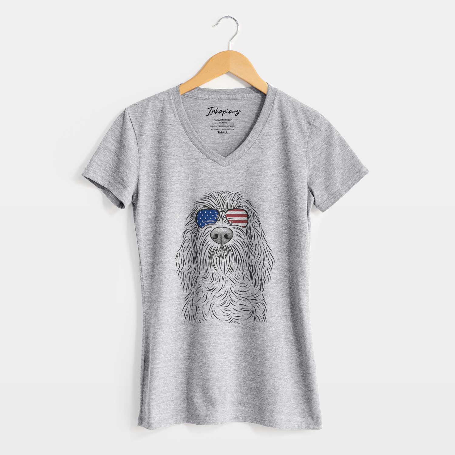 USA Stefano the Spinone Italiano - Women's Perfect V-neck Shirt