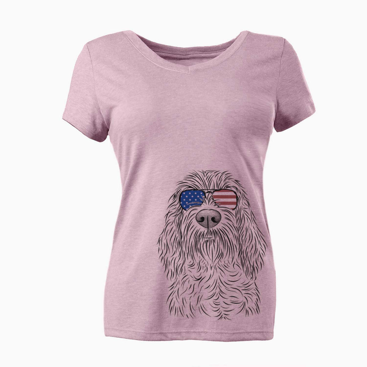 USA Stefano the Spinone Italiano - Women's Perfect V-neck Shirt