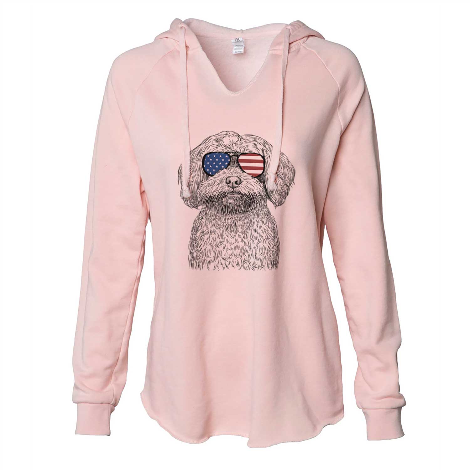 USA Stella the Shih Tzu Mix - Cali Wave Hooded Sweatshirt