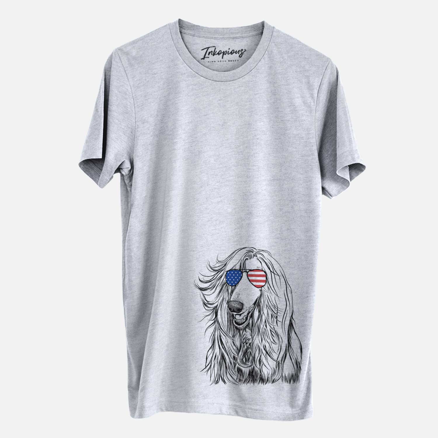 USA Sterling the Afghan Hound - Unisex Crewneck