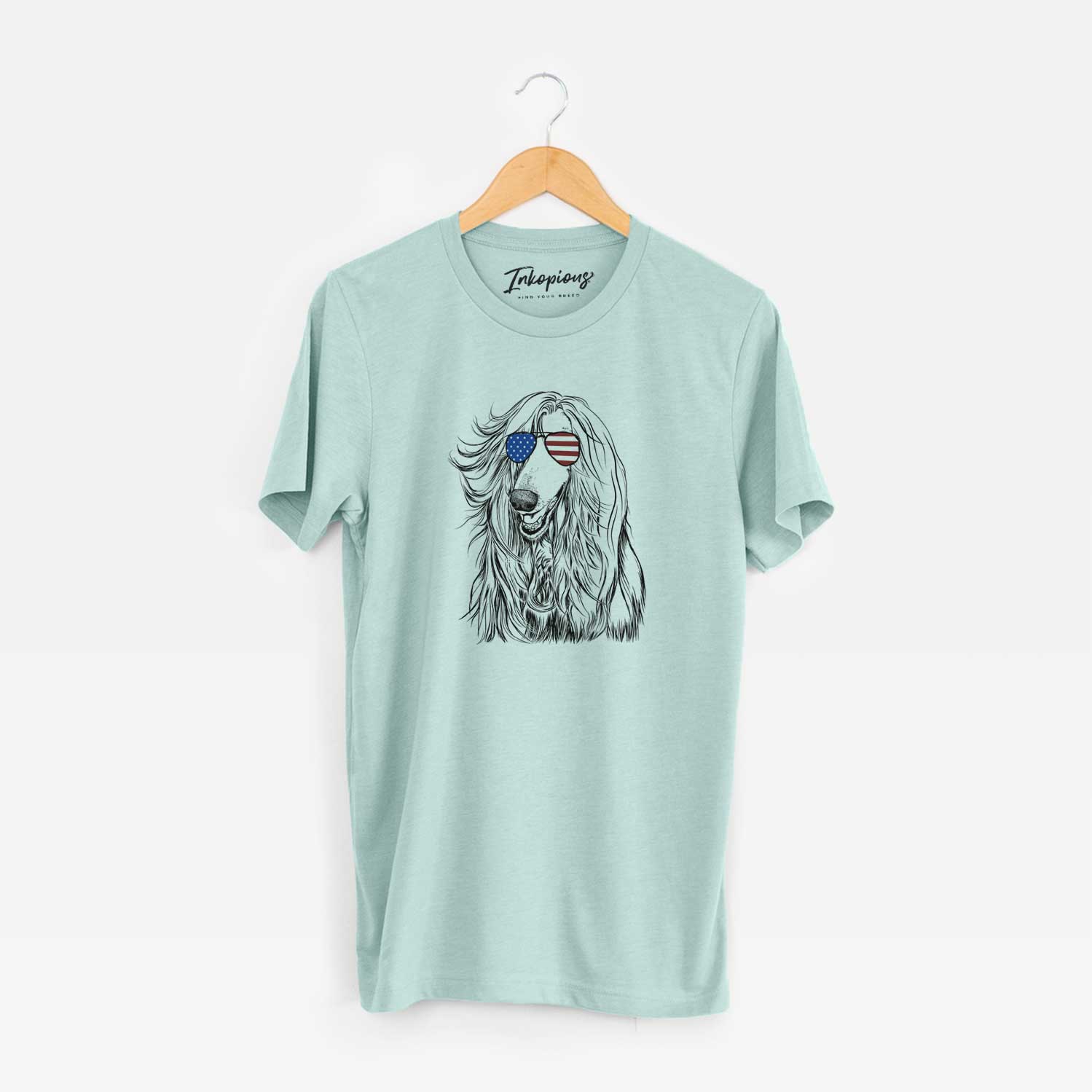 USA Sterling the Afghan Hound - Unisex Crewneck
