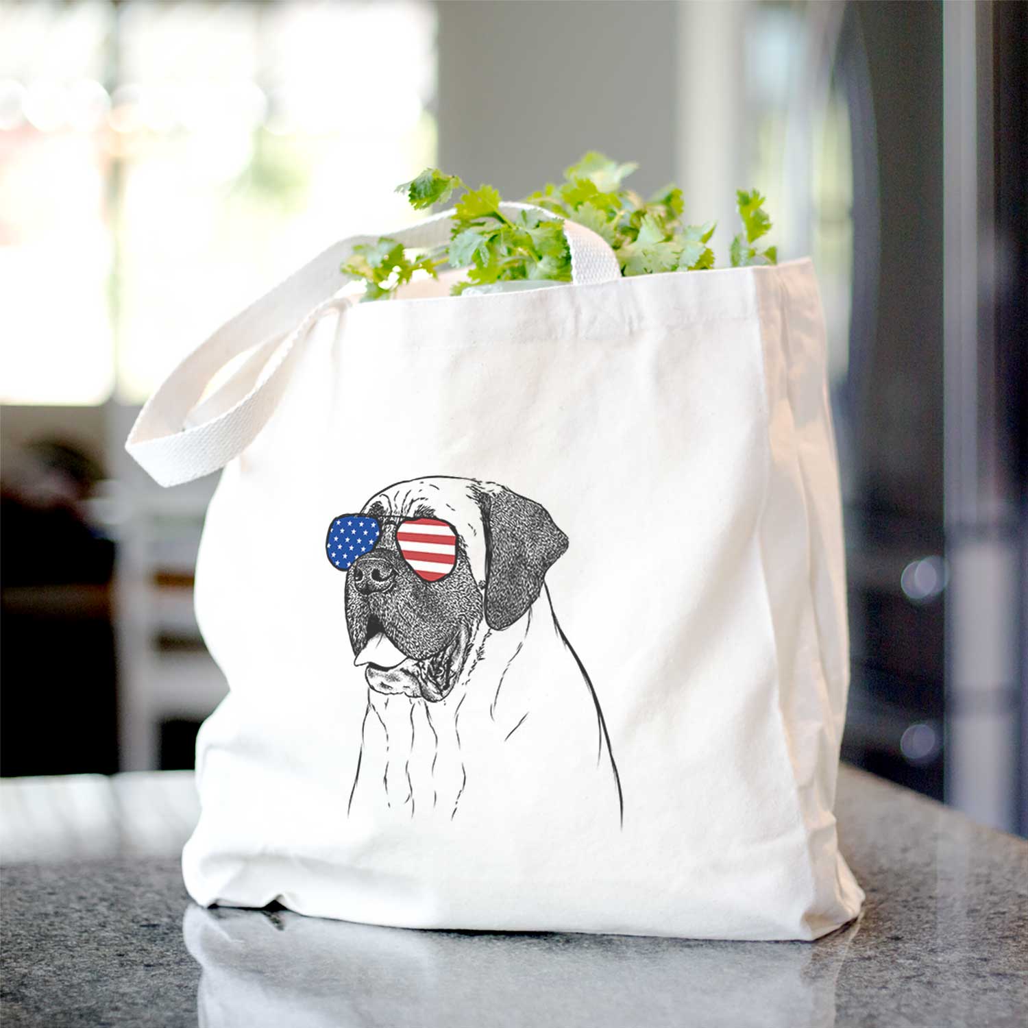 Sterling the English Mastiff - Tote Bag