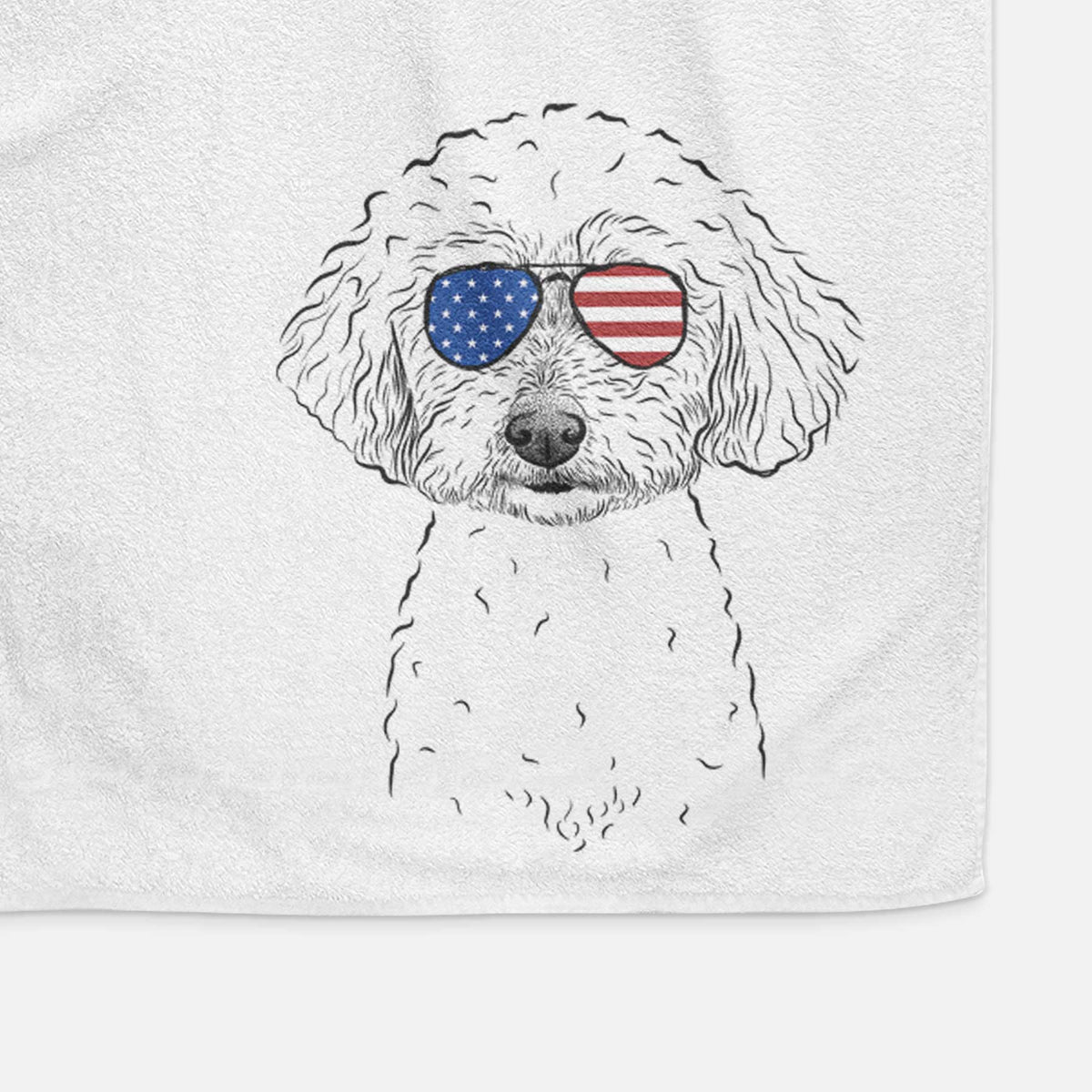 Stitch the Bichonpoo Decorative Hand Towel