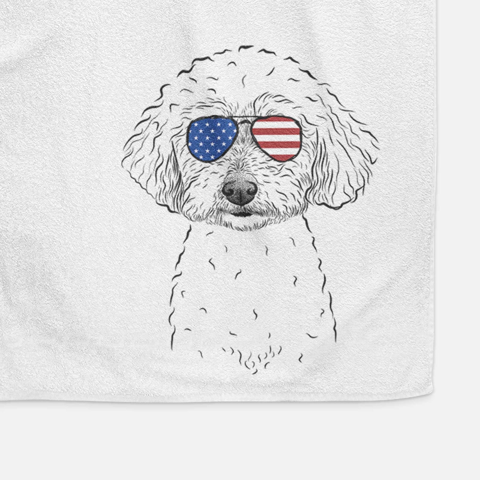 Stitch the Bichonpoo Decorative Hand Towel