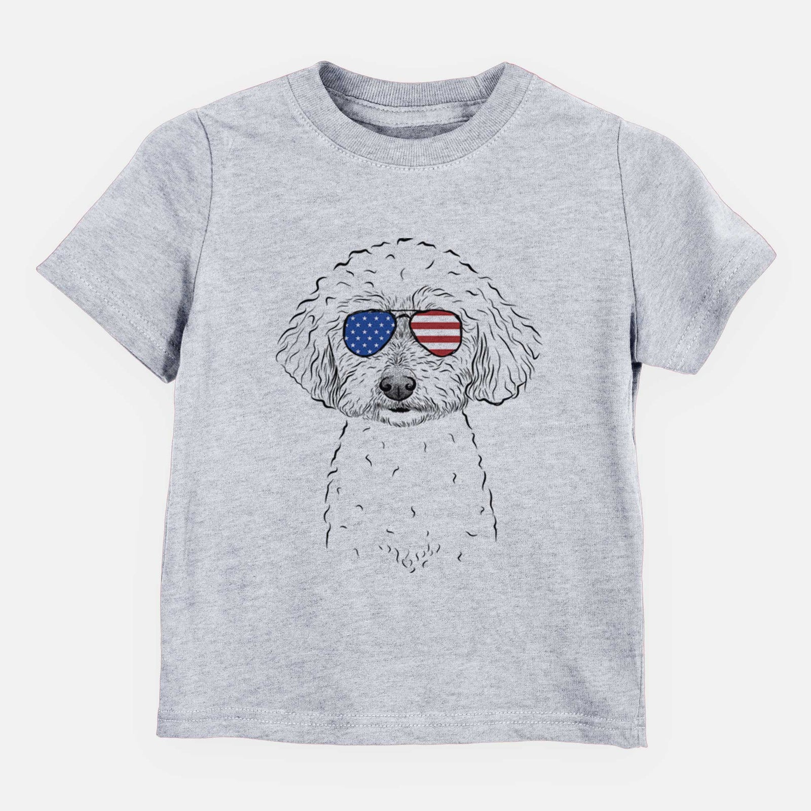 USA Stitch the Bichonpoo - Kids/Youth/Toddler Shirt