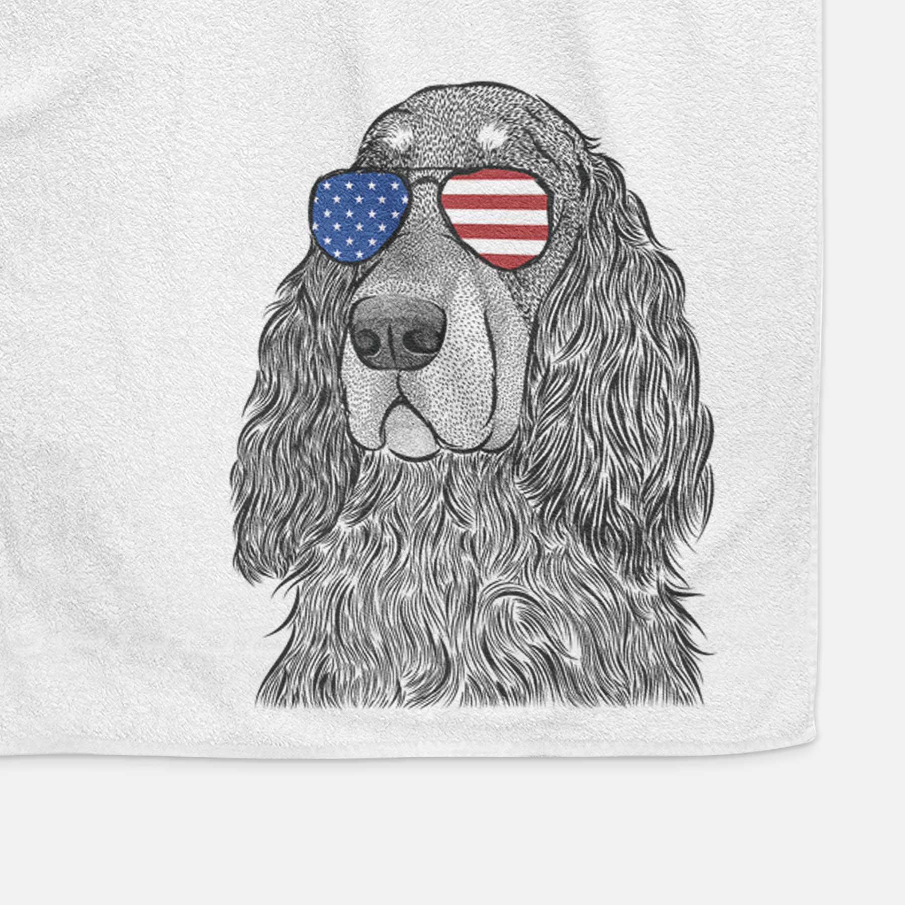 Stormy the Gordon Setter Decorative Hand Towel