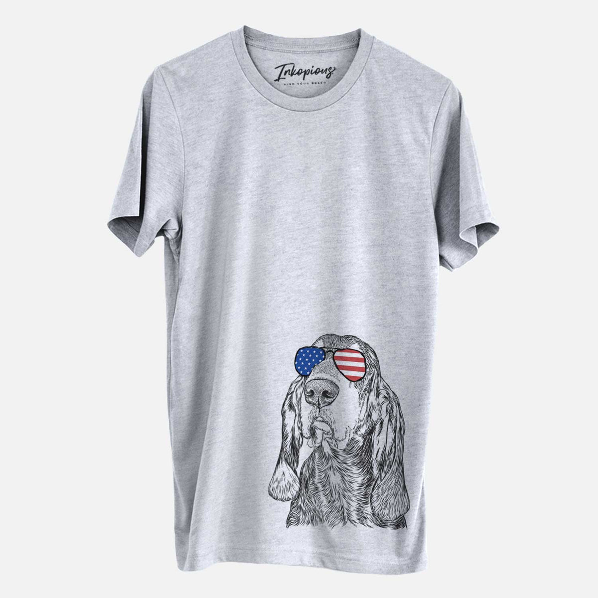 USA Stu the Black and Tan Coonhound - Unisex Crewneck