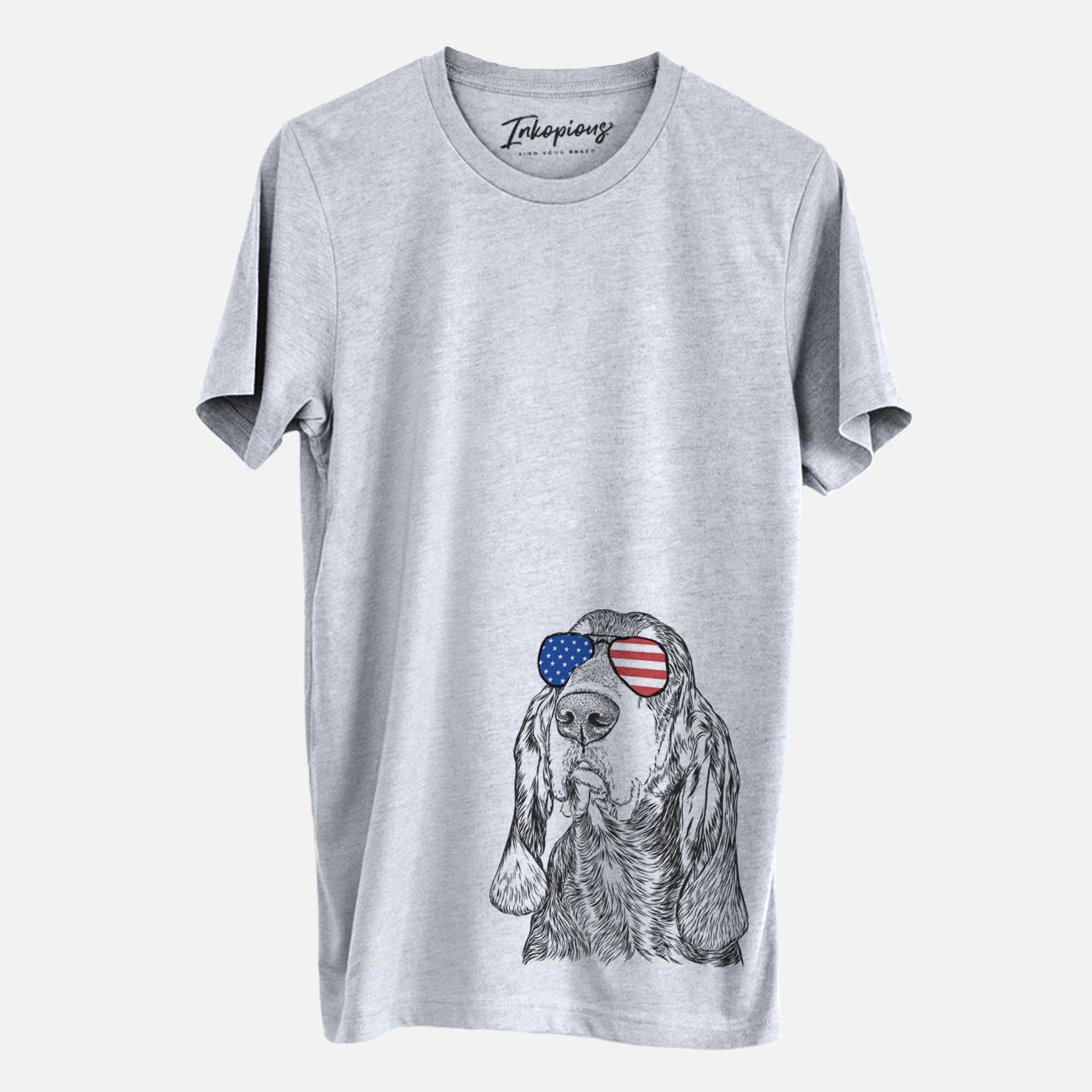 USA Stu the Black and Tan Coonhound - Unisex Crewneck