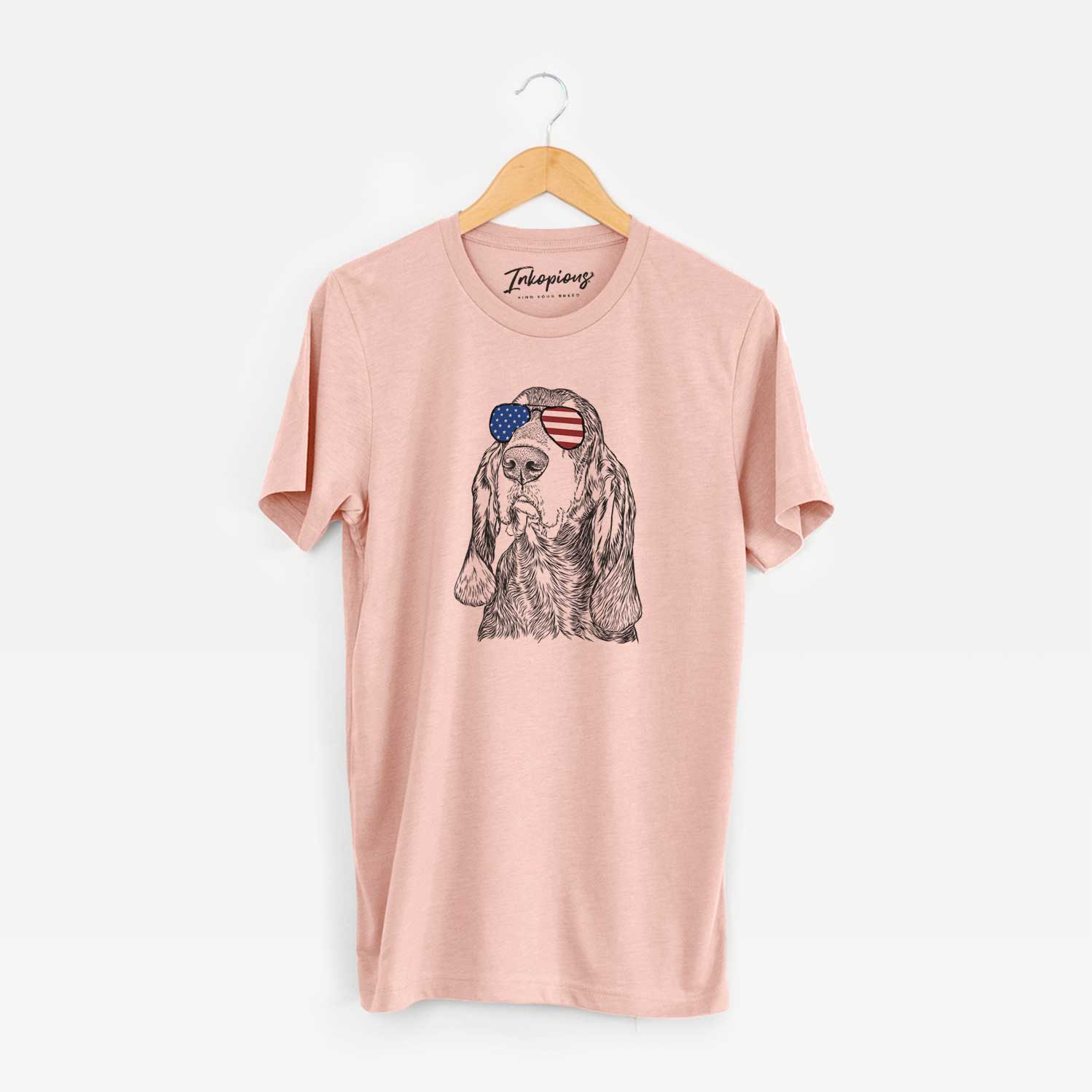 USA Stu the Black and Tan Coonhound - Unisex Crewneck