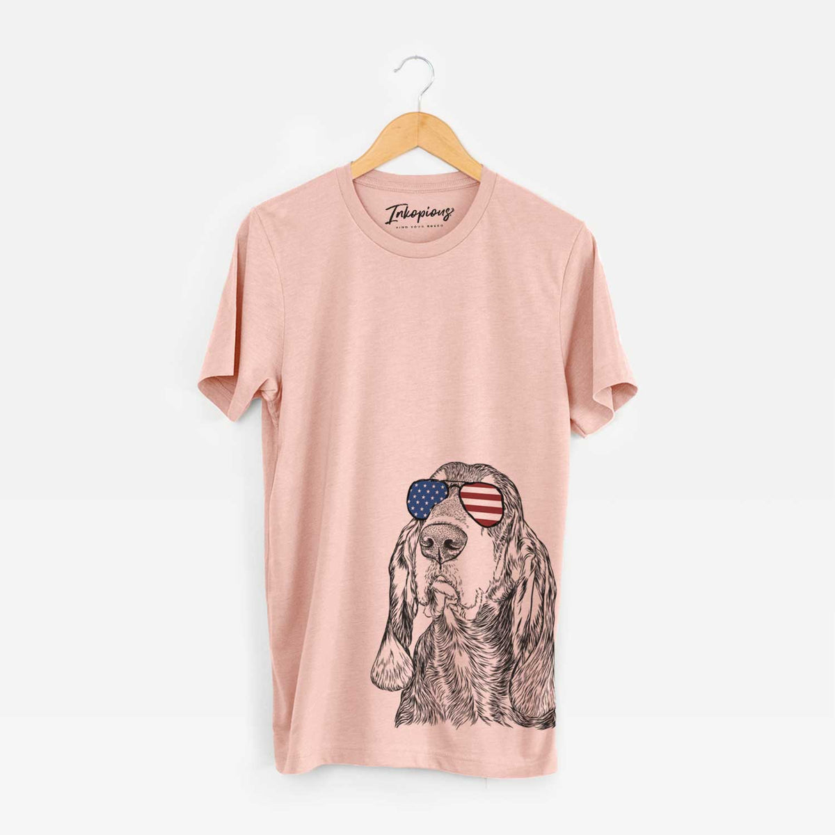 USA Stu the Black and Tan Coonhound - Unisex Crewneck