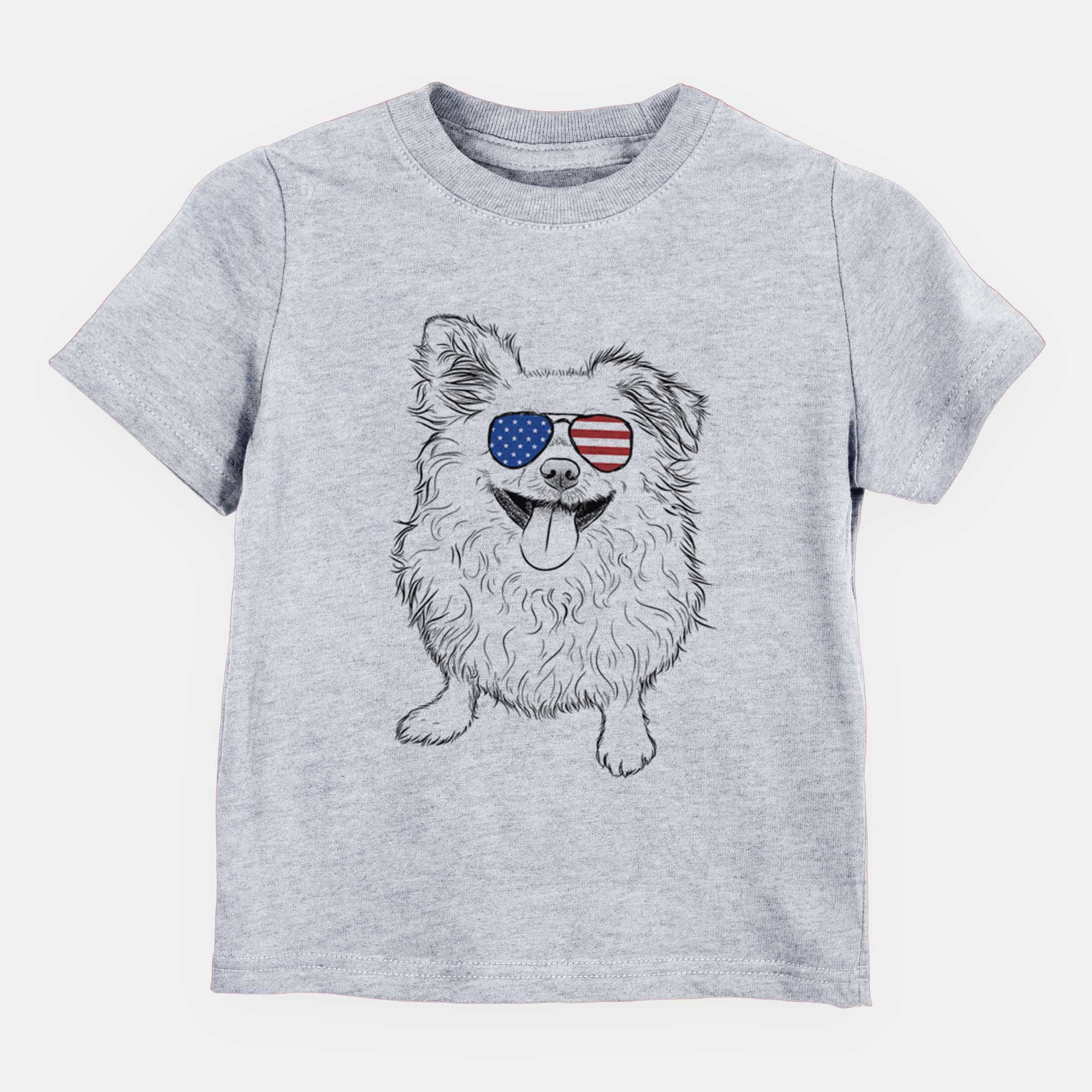 USA Stuart the Longhaired Chihuahua - Kids/Youth/Toddler Shirt