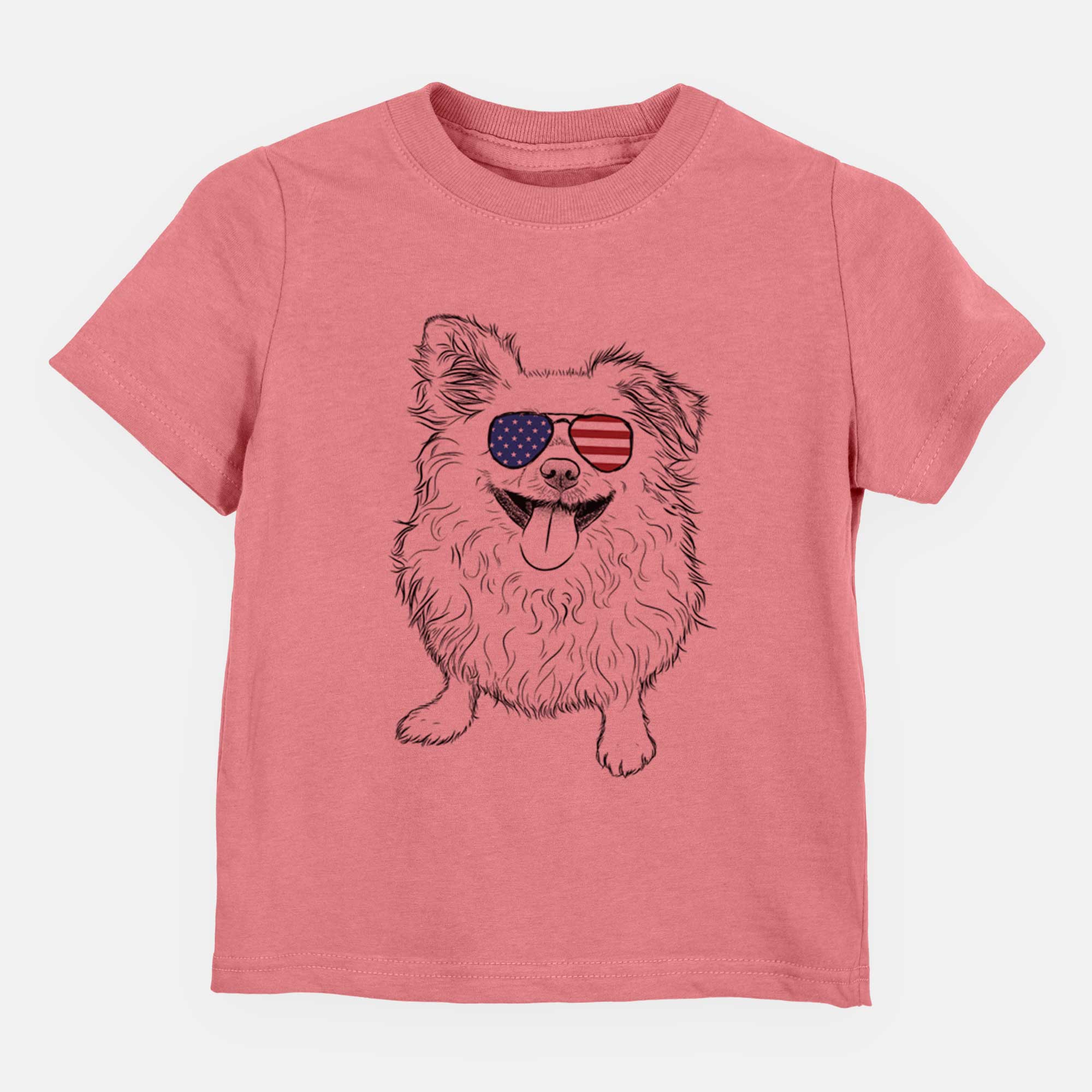 USA Stuart the Longhaired Chihuahua - Kids/Youth/Toddler Shirt