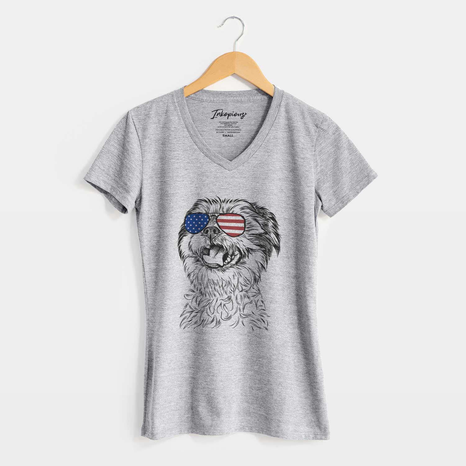 USA Sugar the Malshi - Women's Perfect V-neck Shirt