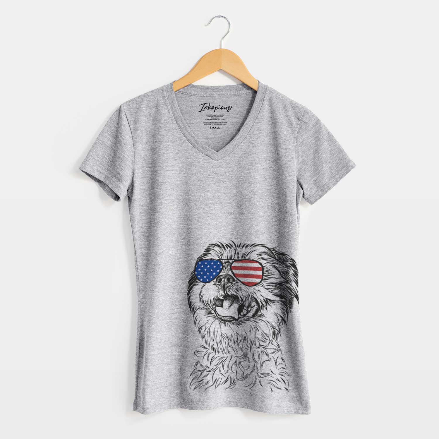 USA Sugar the Malshi - Women's Perfect V-neck Shirt