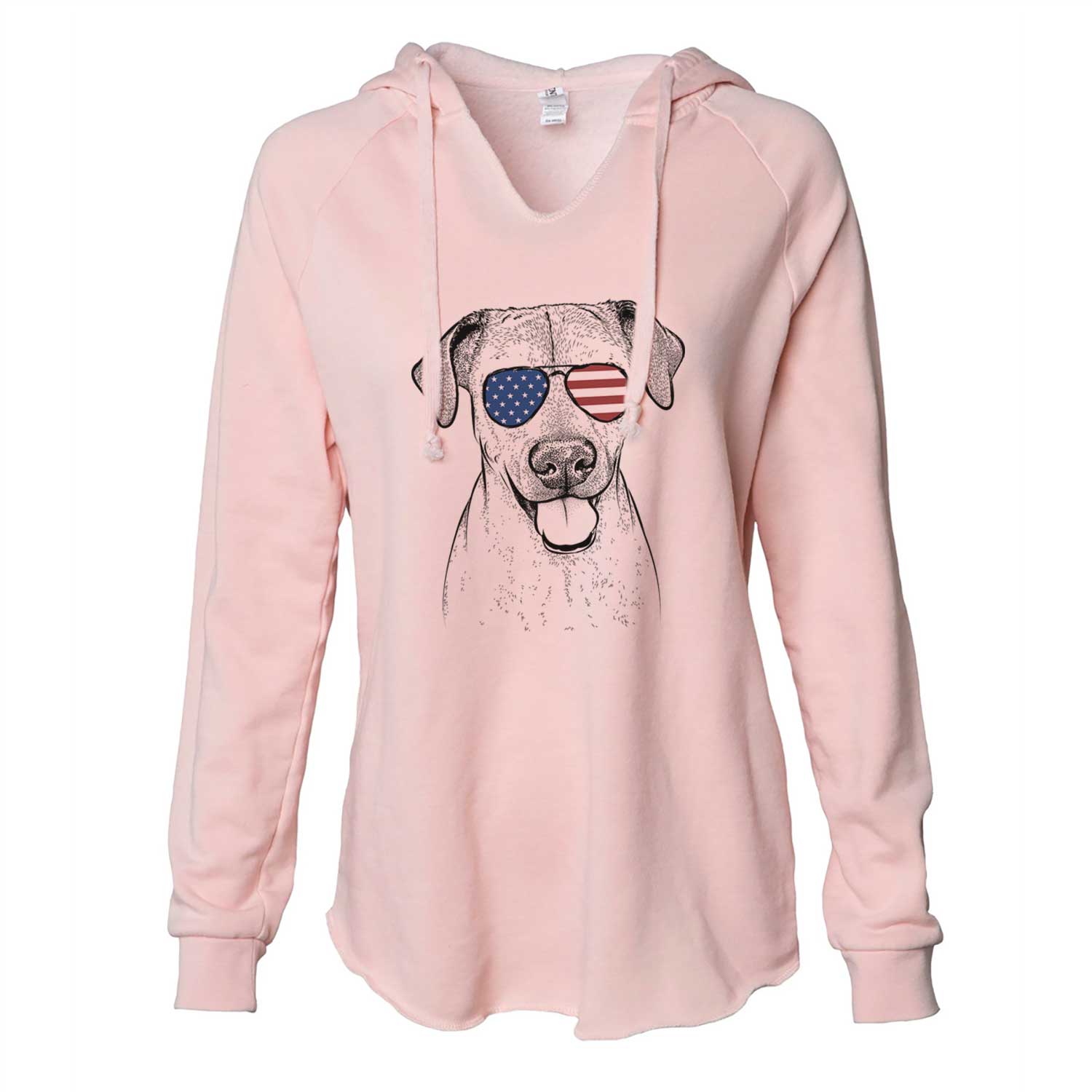 USA Sugar the American Staffordshire Mix - Cali Wave Hooded Sweatshirt