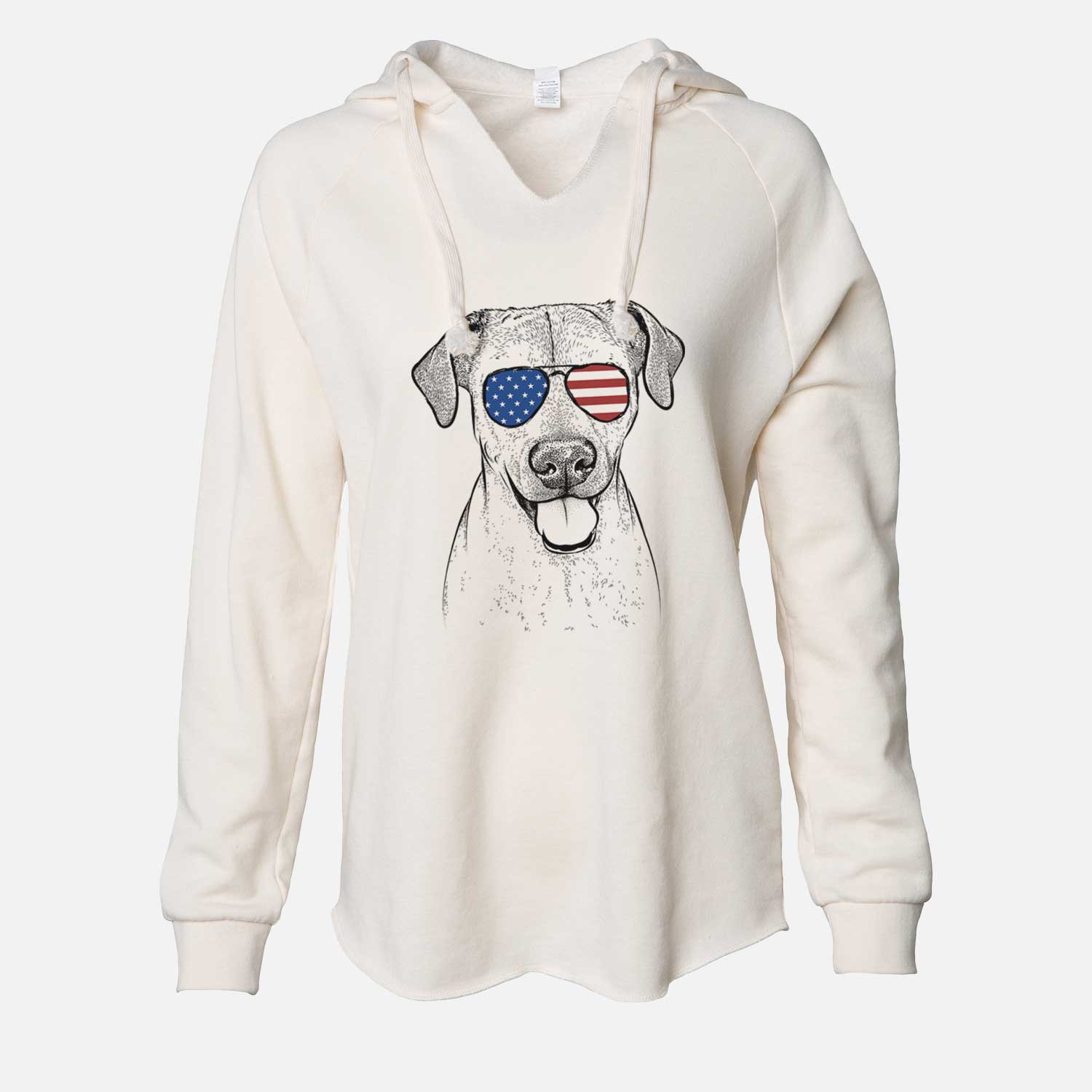 USA Sugar the American Staffordshire Mix - Cali Wave Hooded Sweatshirt