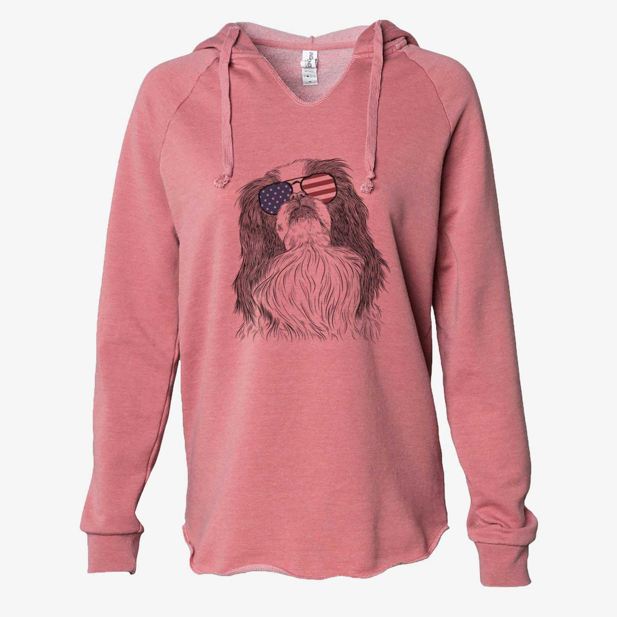 USA Suki the Japanese Chin - Cali Wave Hooded Sweatshirt