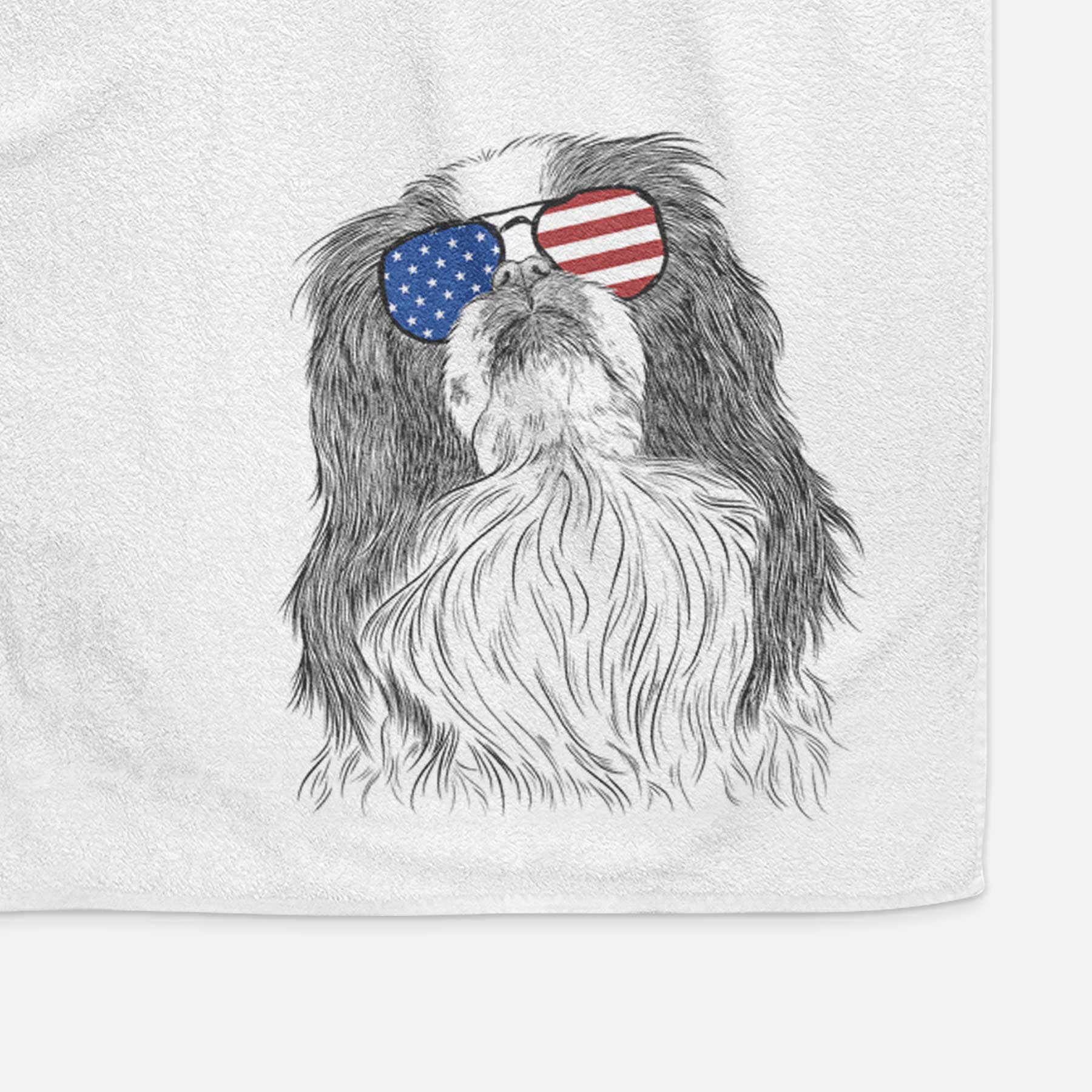 Suki the Japanese Chin Decorative Hand Towel