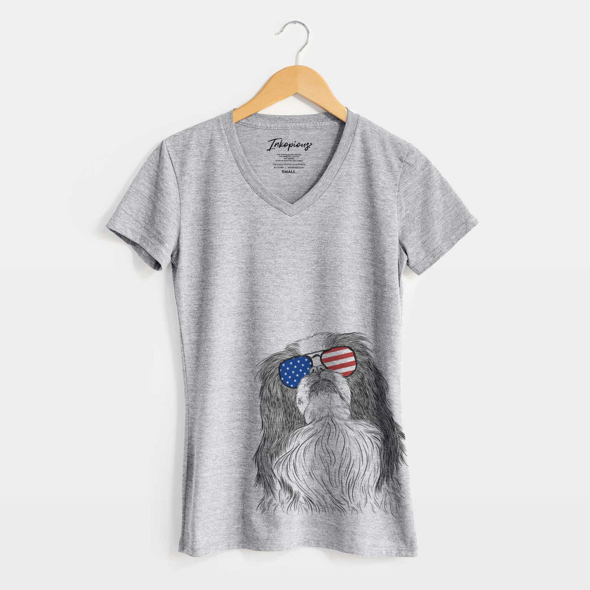 USA Suki the Japanese Chin - Women's Perfect V-neck Shirt