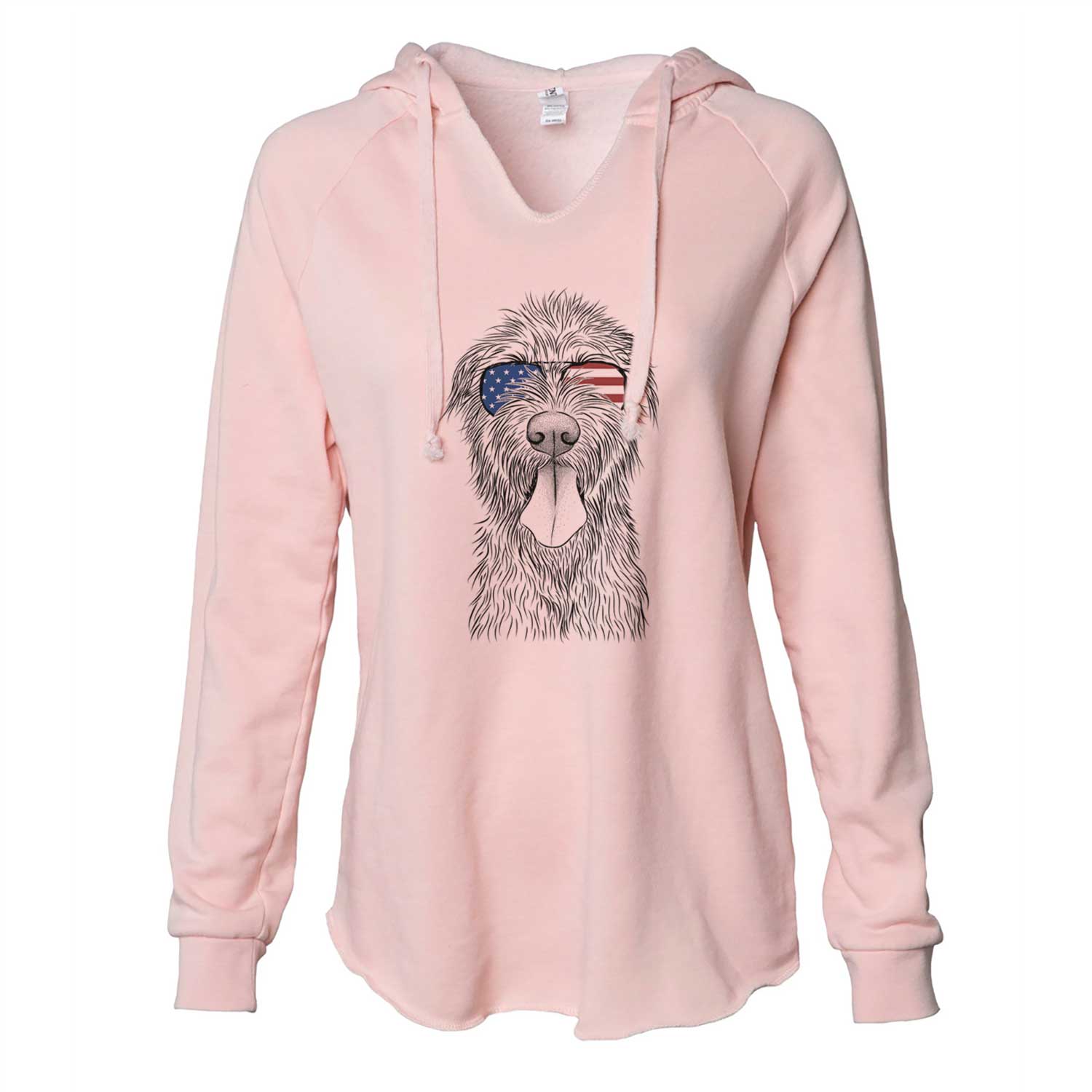 USA Sullivan the Irish Wolfhound - Cali Wave Hooded Sweatshirt