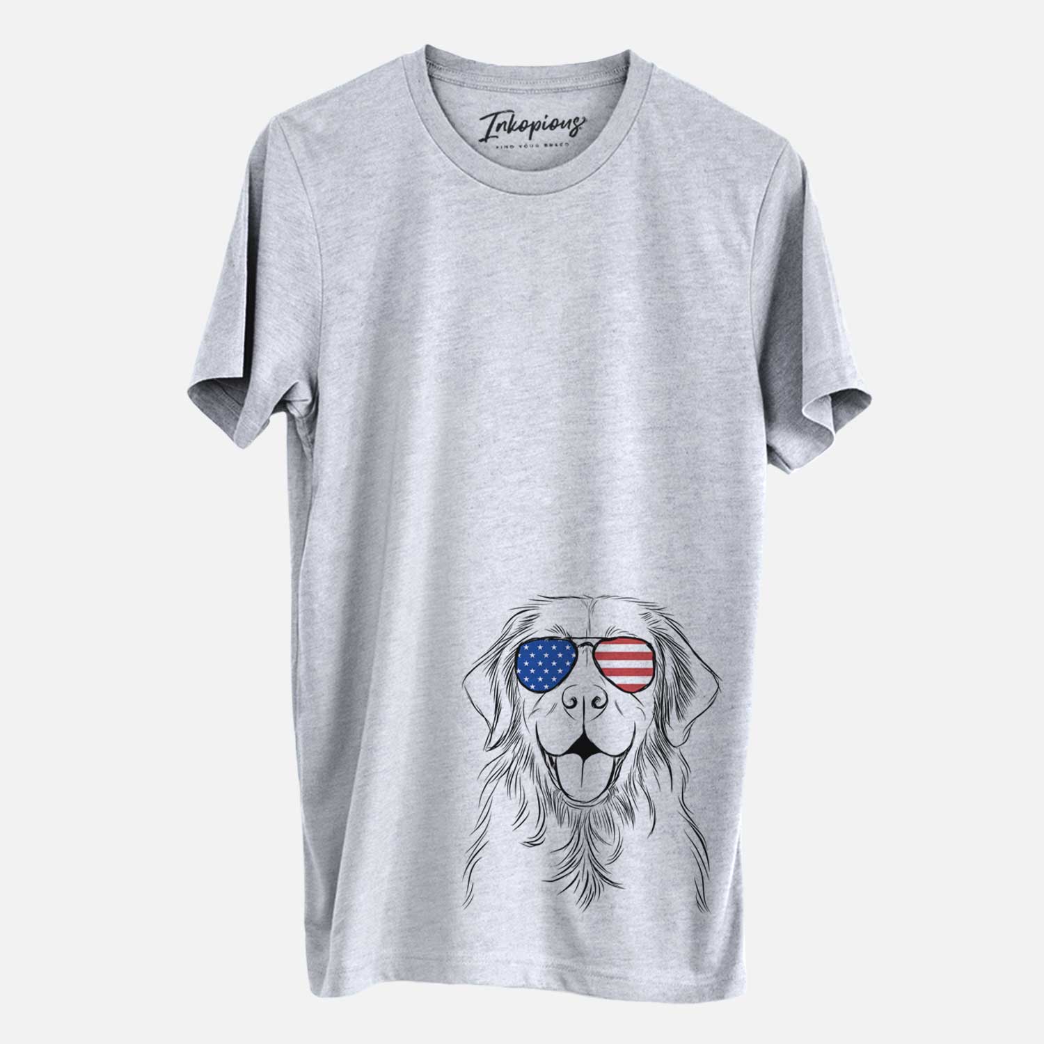 USA Sunny the Golden Retriever - Unisex Crewneck