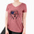 USA Sunny the Beagle - Women's Perfect V-neck Shirt