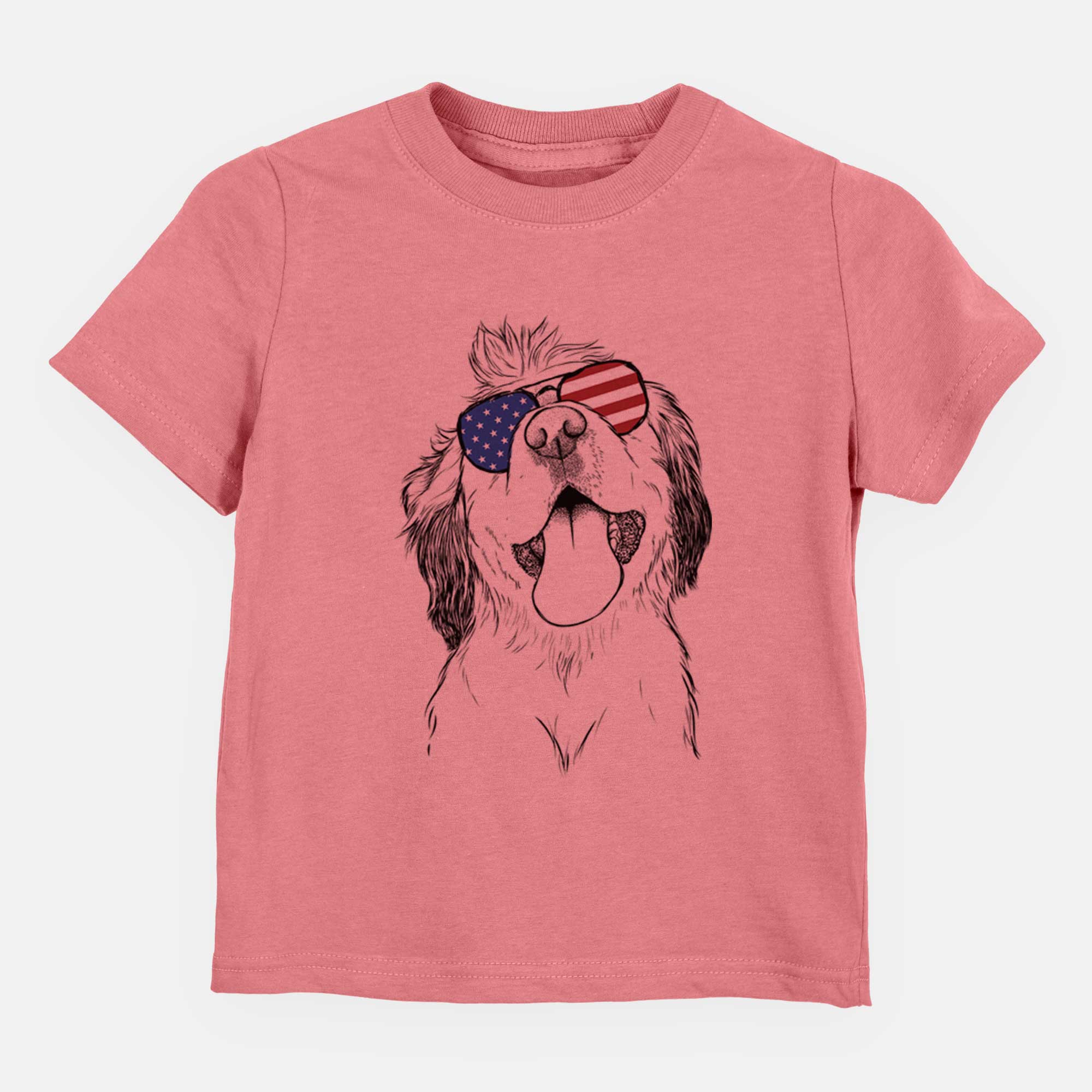 USA Sven the Double Merle Spaniel Aussie Mix - Kids/Youth/Toddler Shirt