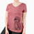 USA Sweet Tea the Mini Doodle - Women's Perfect V-neck Shirt