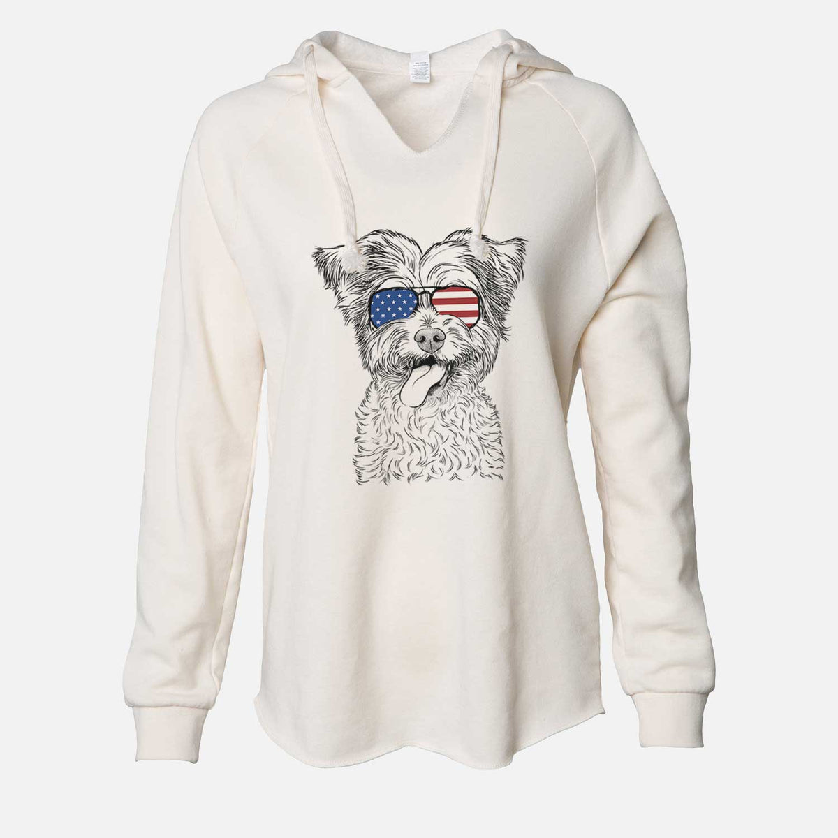 USA Sweetie the Terrier Mix - Cali Wave Hooded Sweatshirt