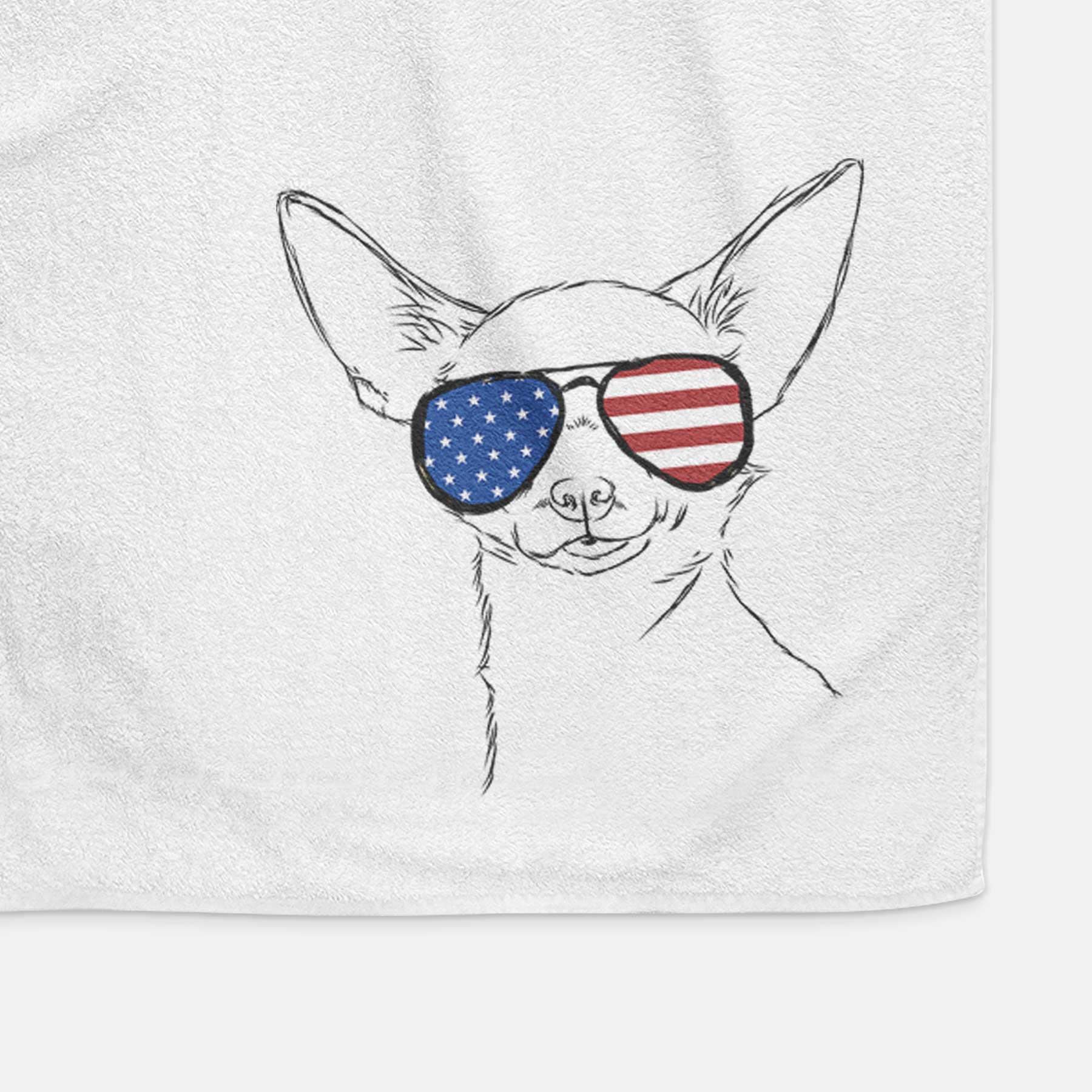 Tabitha the Chihuahua Decorative Hand Towel