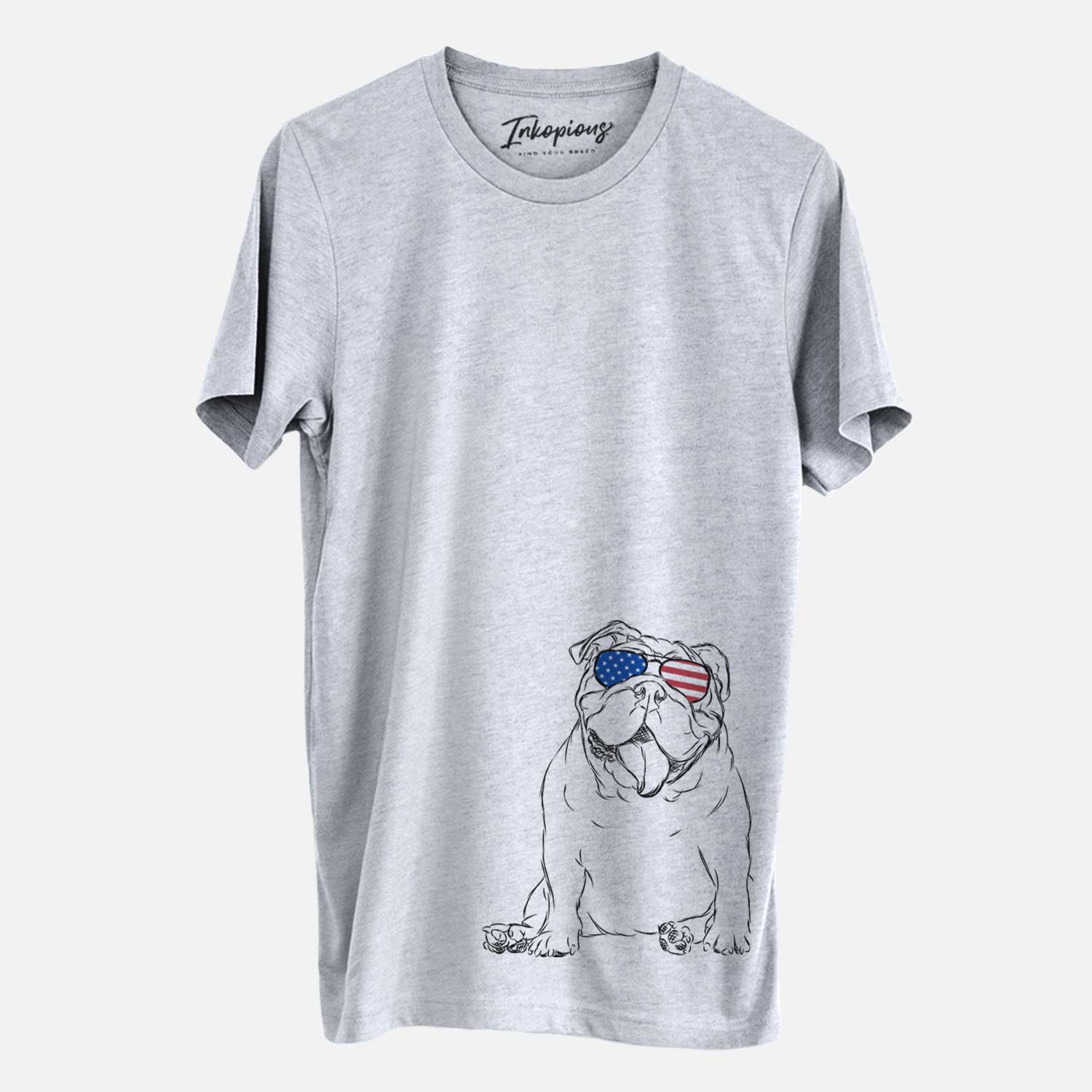 USA Tank the English Bulldog - Unisex Crewneck