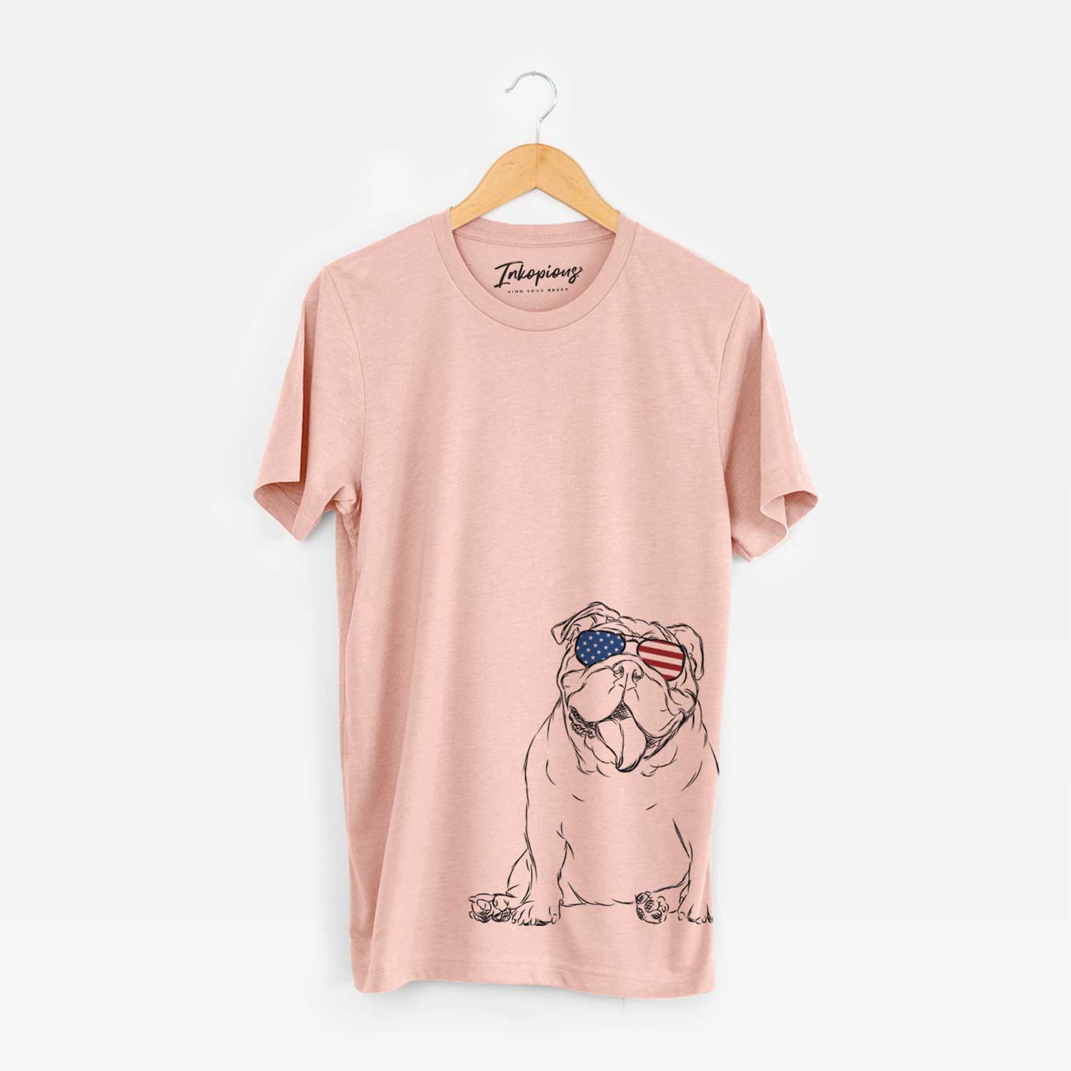 USA Tank the English Bulldog - Unisex Crewneck