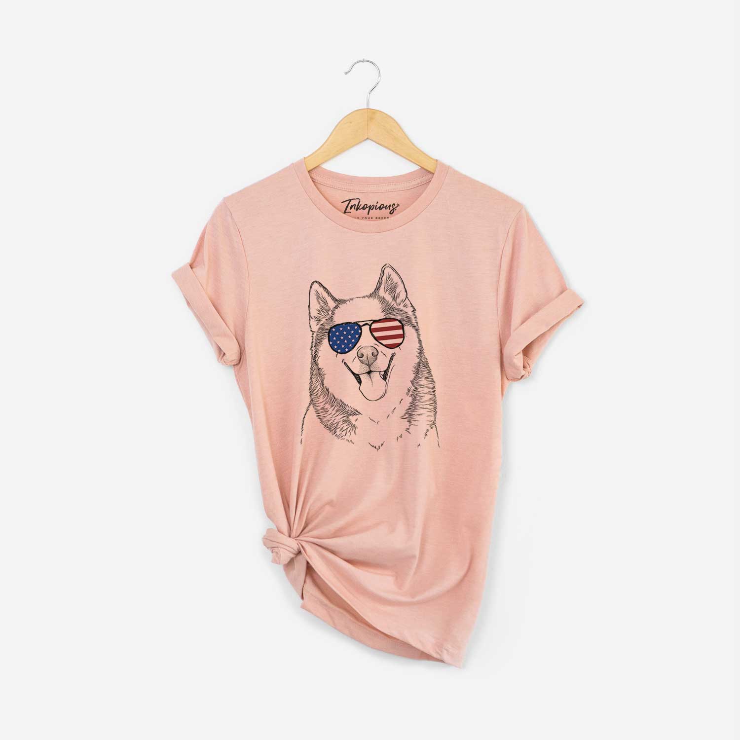 USA Teak the Siberian Husky - Unisex Crewneck